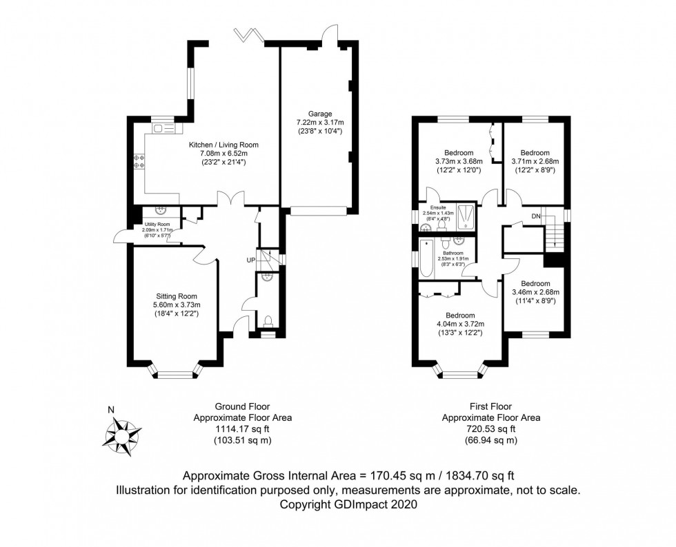 Floorplan for Eden Gardens, Felbridge, RH19