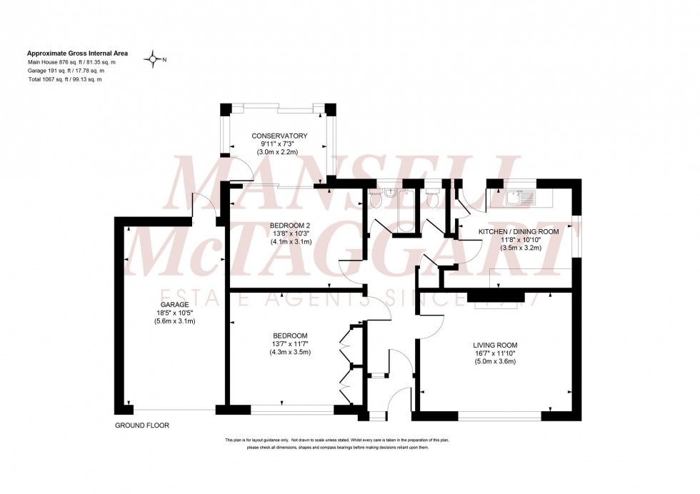 Floorplan for The Paddocks, Plumpton Green, BN7