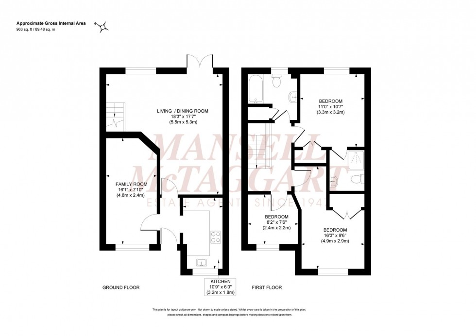 Floorplan for The Hornbeams, Burgess Hill, RH15