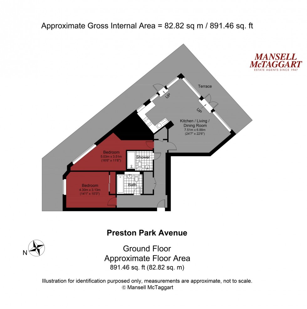 Floorplan for Preston Park Avenue, Preston Mansions Preston Park Avenue, BN1