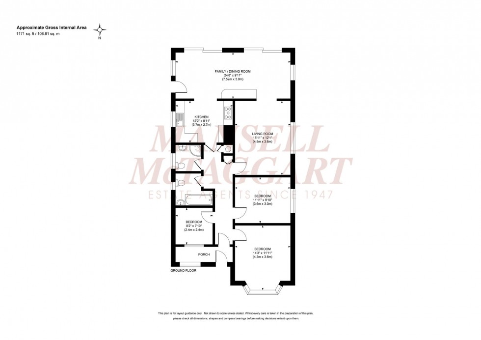 Floorplan for Leylands Road, Burgess Hill, RH15