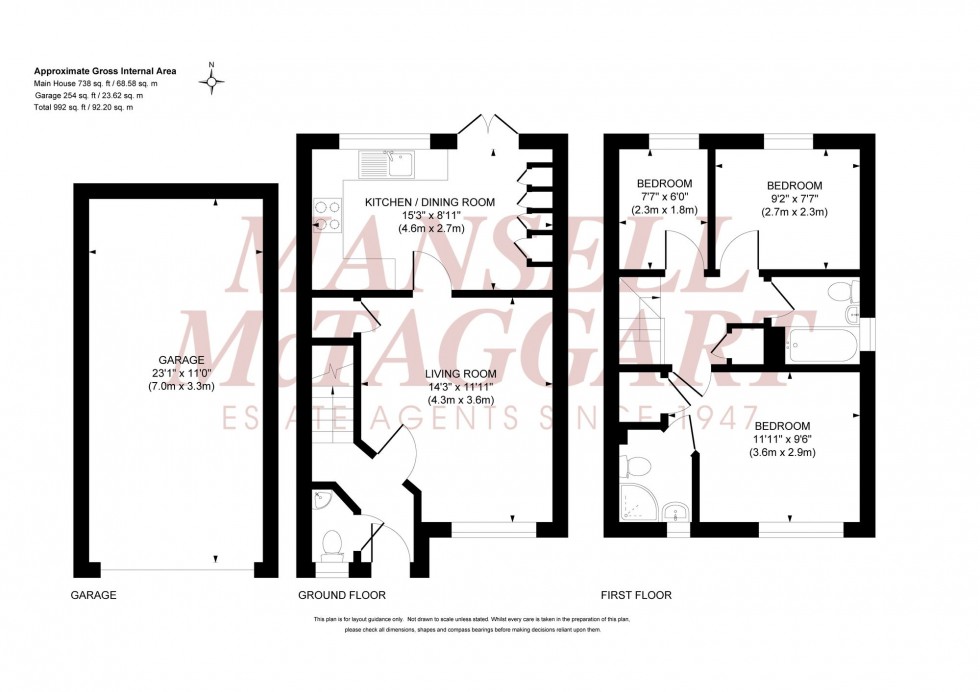 Floorplan for Aphrodite Way, Burgess Hill, RH15
