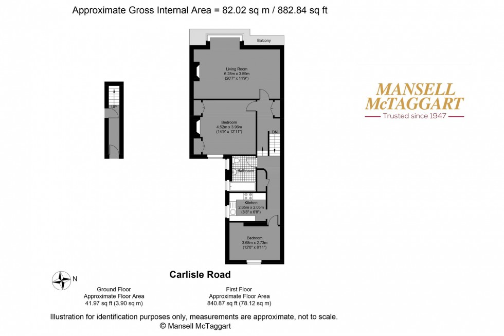 Floorplan for Carlisle Road, Hove, BN3