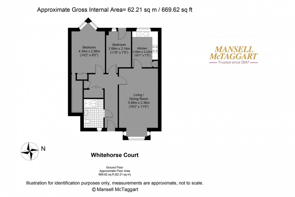 Floorplan for White Horse Court, Storrington, RH20