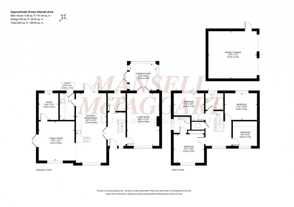 Floorplan for Barley Drive, Burgess Hill, RH15