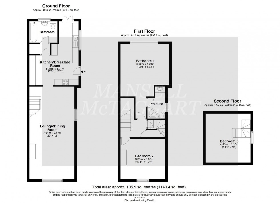 Floorplan for Highgate Road, Forest Row, RH18