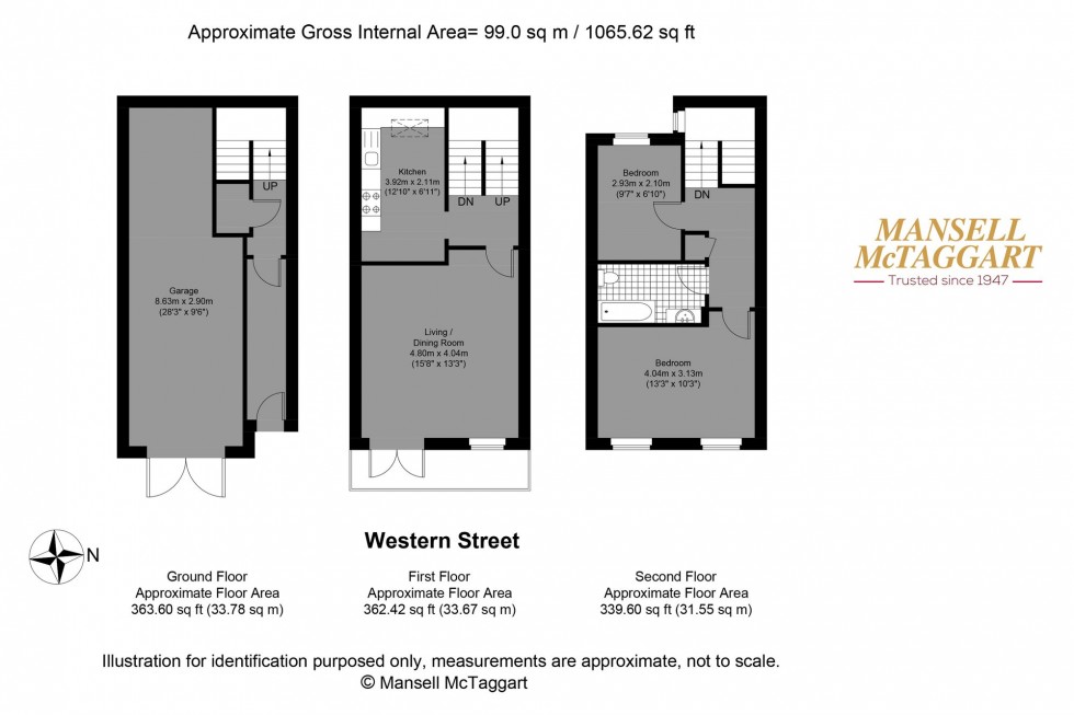Floorplan for Western Street, Brighton, BN1