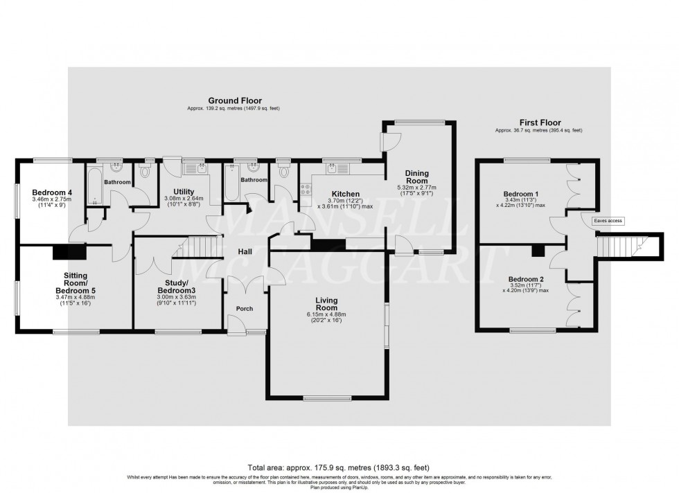 Floorplan for Priory Road, Forest Row, RH18