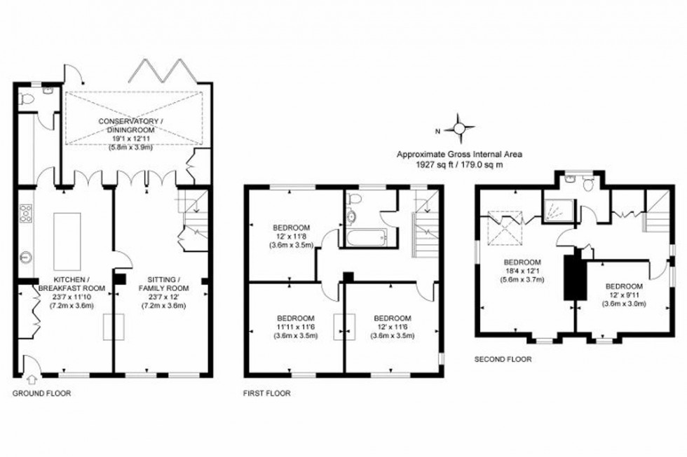 Floorplan for Church Street, Cuckfield, RH17