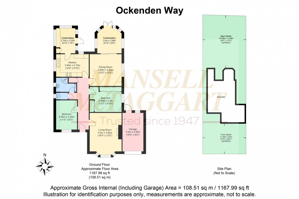 Floorplan for Ockenden Way, Hassocks, BN6