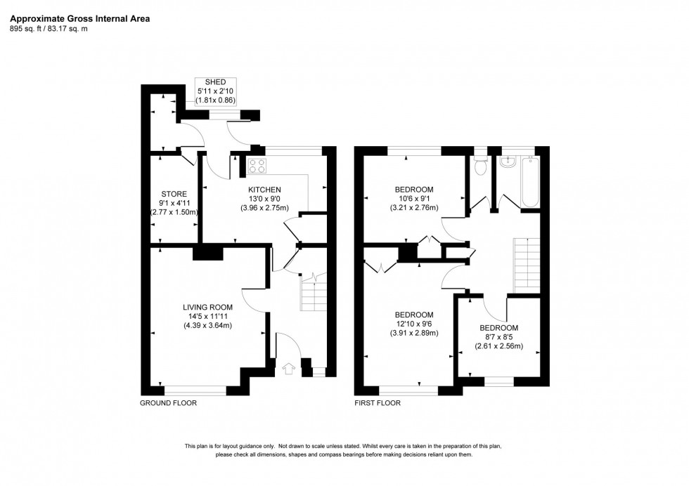 Floorplan for Washington Road, Haywards Heath, RH16