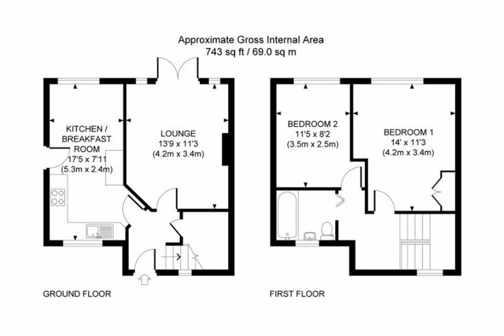 Floorplan for Vale Road, Haywards Heath, RH16