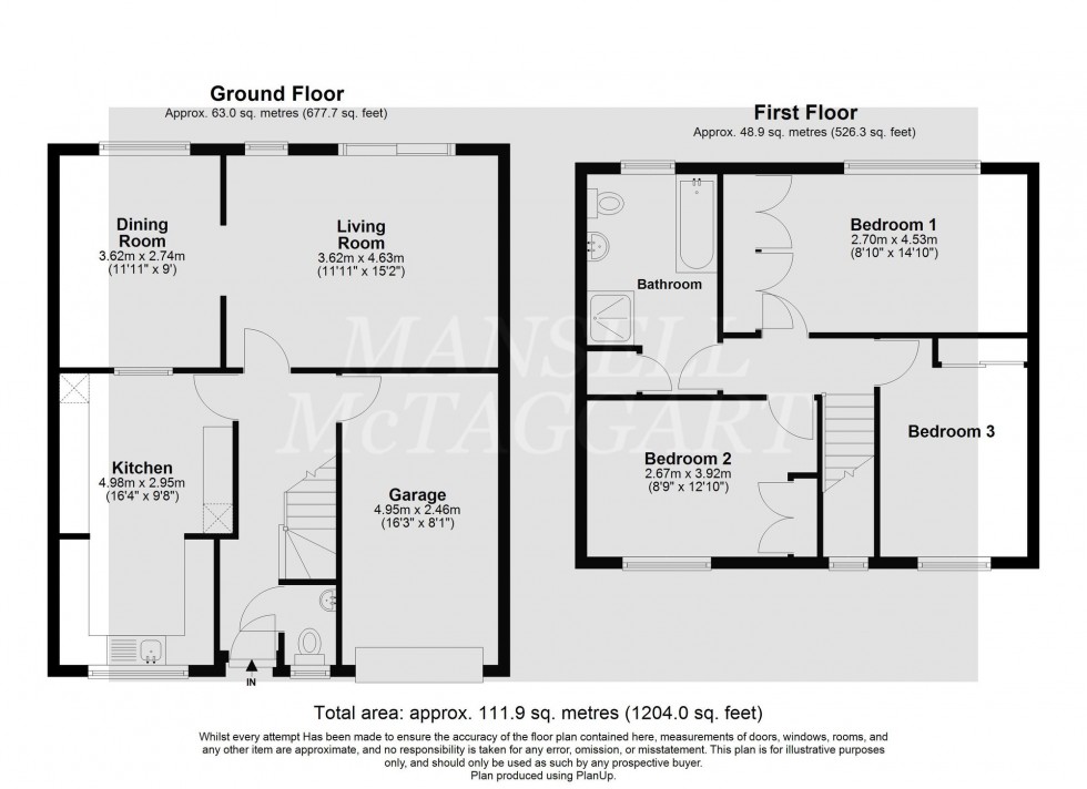Floorplan for Lashmere, Copthorne, RH10