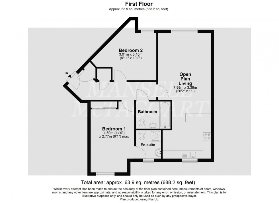 Floorplan for Lumley Road, The Quadrangle Lumley Road, RH6