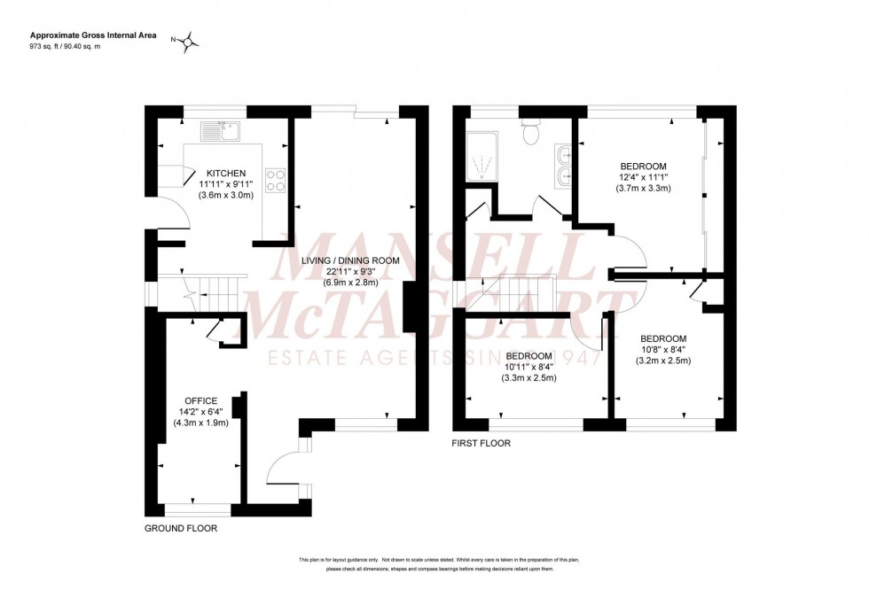 Floorplan for Millbank, Burgess Hill, RH15
