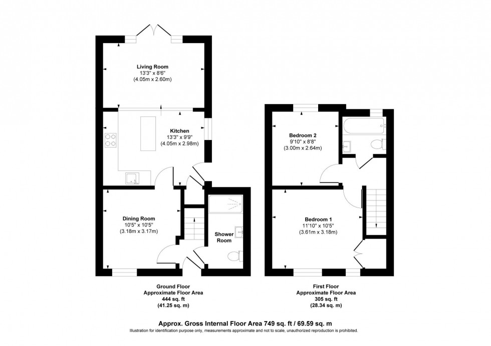 Floorplan for Lowfield Road, Haywards Heath, RH16