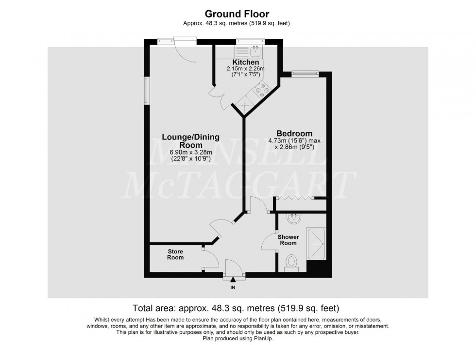Floorplan for Millfield Court, Crawley, RH11