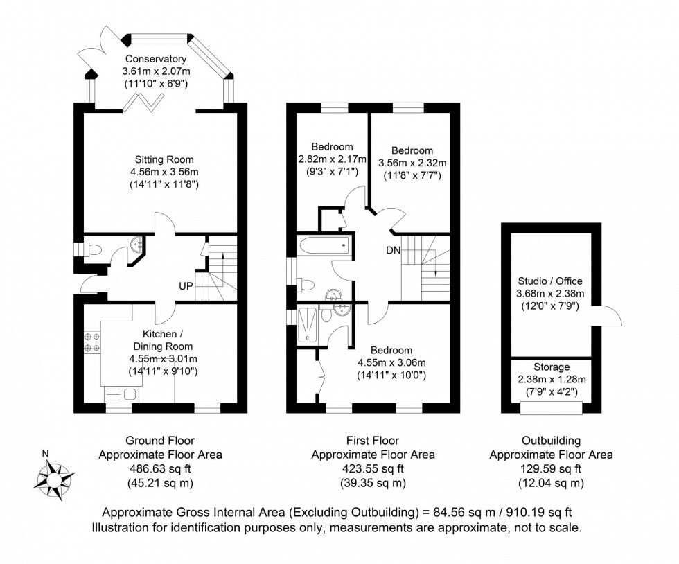 Floorplan for Malthouse Way, Cooksbridge, BN7