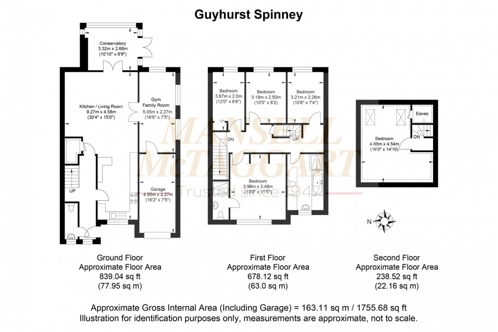 Floorplan for Guyhurst Spinney, Thakeham, RH20