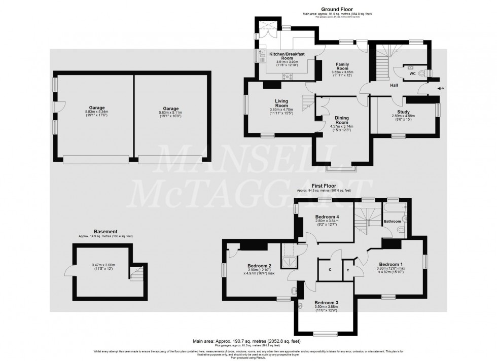 Floorplan for Selsfield Road, Turners Hill, RH10