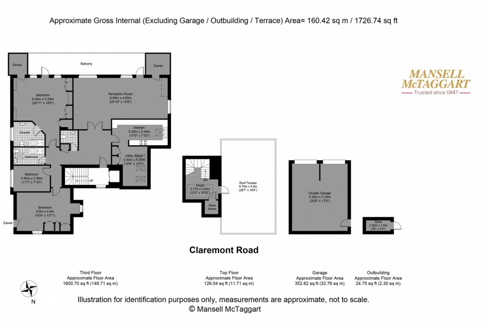 Floorplan for Claremont Road, High Beach House, BN25