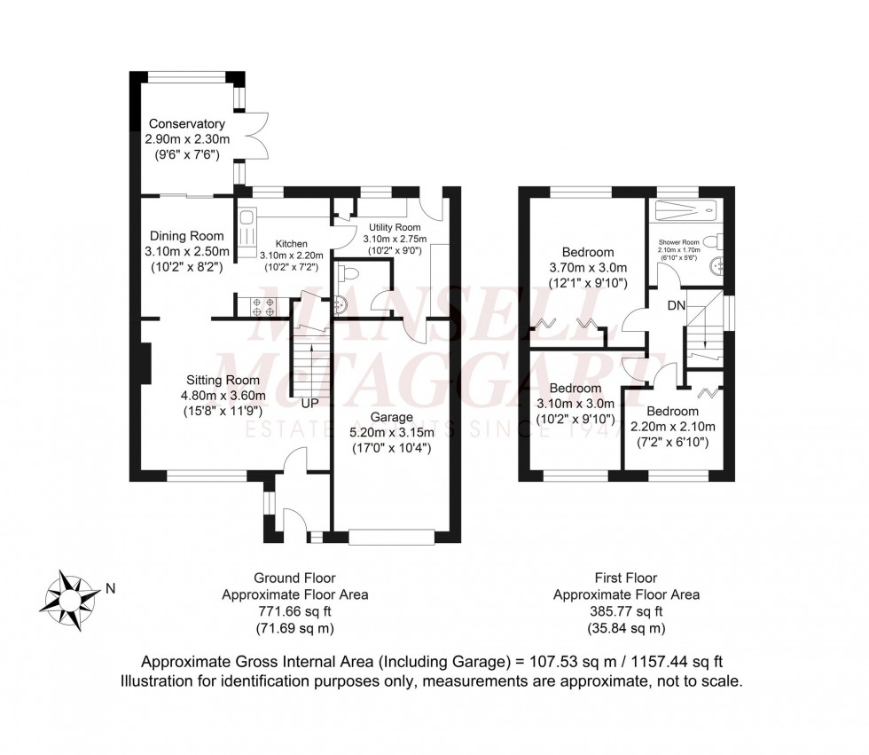 Floorplan for Redwing Close, Horsham, RH13