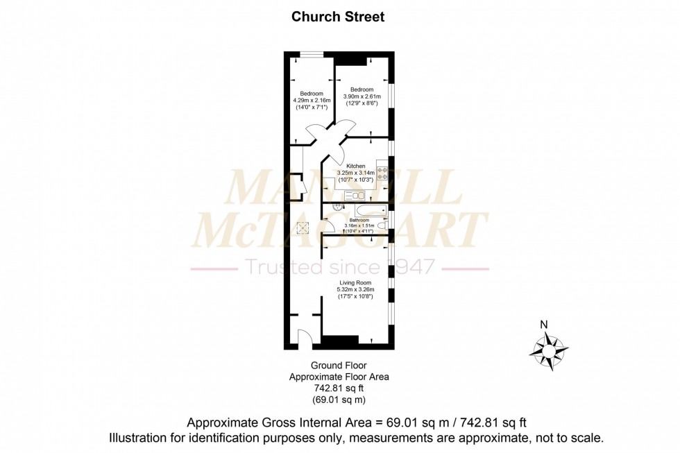 Floorplan for Church Street, Storrington, RH20