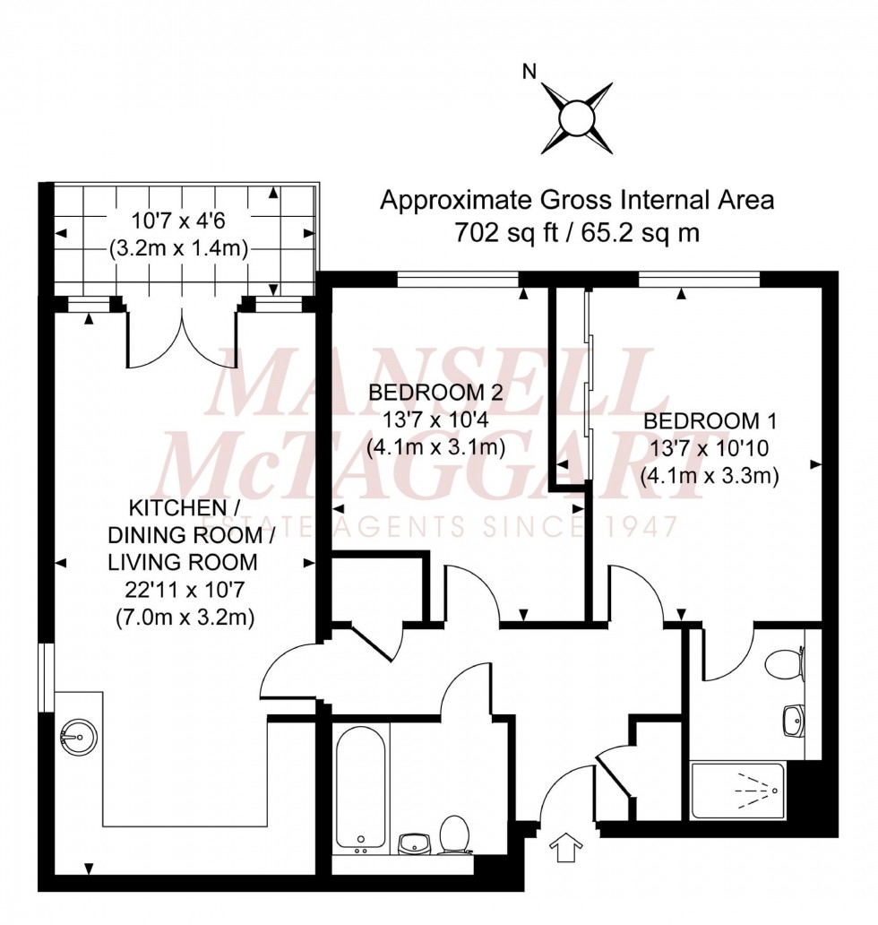 Floorplan for Station Road, 120 Station Road, RH15
