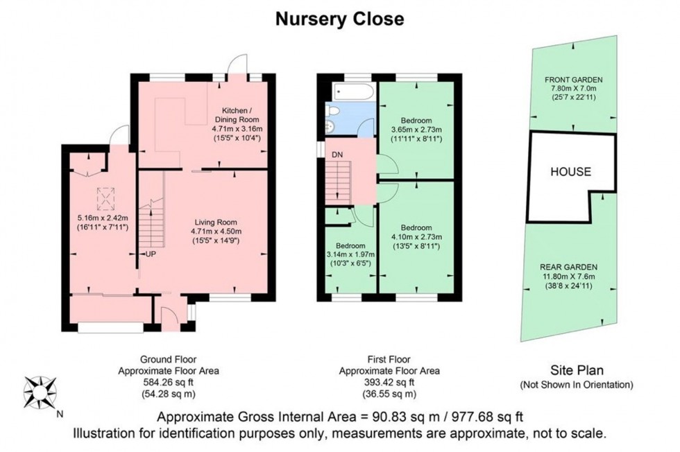 Floorplan for Nursery Close, Hurstpierpoint, BN6