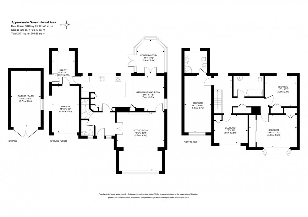 Floorplan for Boxes Lane, Horsted Keynes, RH17