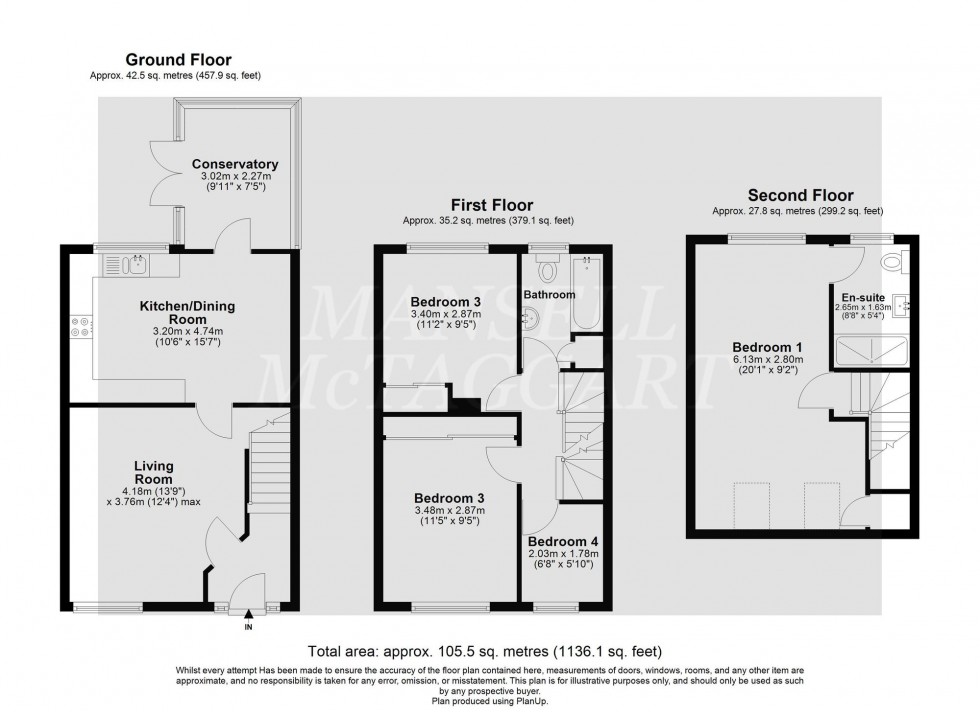 Floorplan for Capsey Road, Ifield, RH11