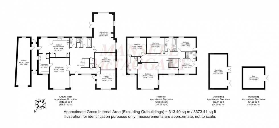Floorplan for Horsham Road, Rusper, RH12