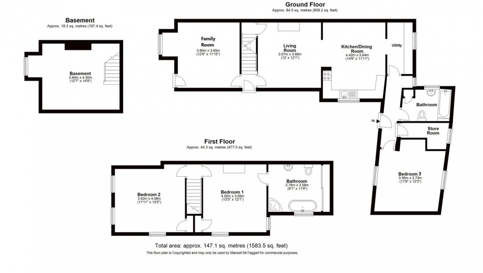 Floorplan for Highgate, Forest Row, RH18