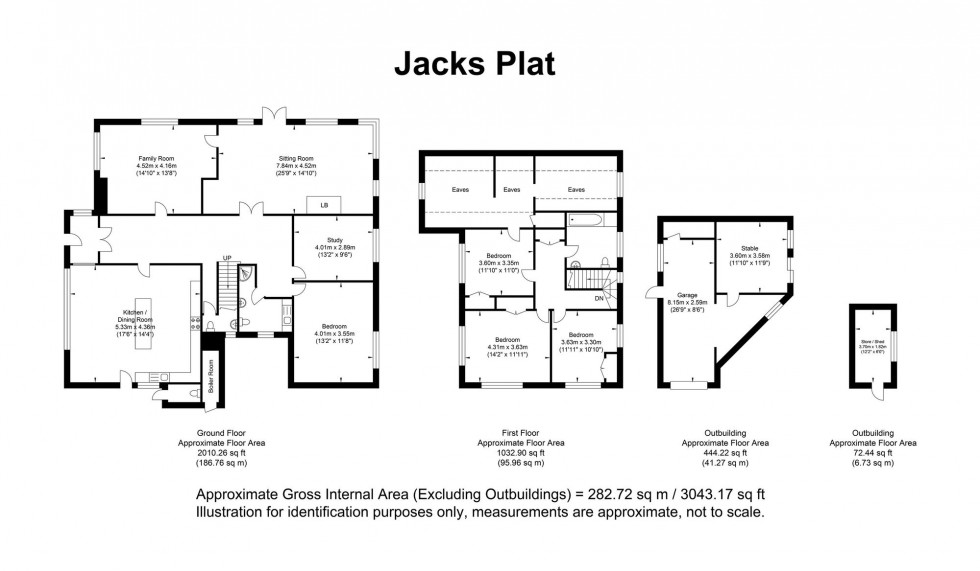 Floorplan for Ashdown Forest, Duddleswell, TN22