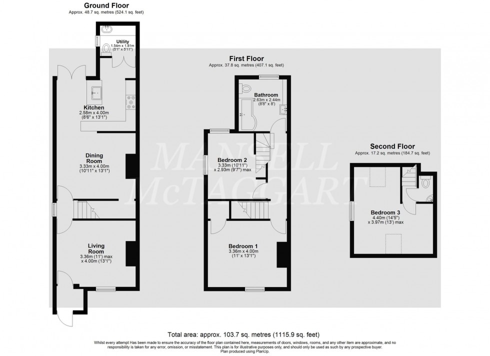 Floorplan for Dunnings Road, East Grinstead, RH19