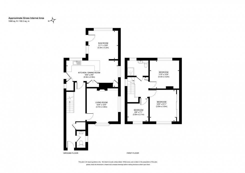 Floorplan for Wood Ride, Haywards Heath, RH16