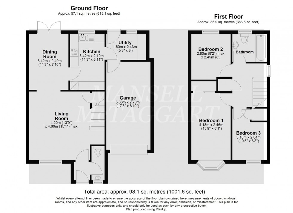 Floorplan for Haworth Road, Maidenbower, RH10