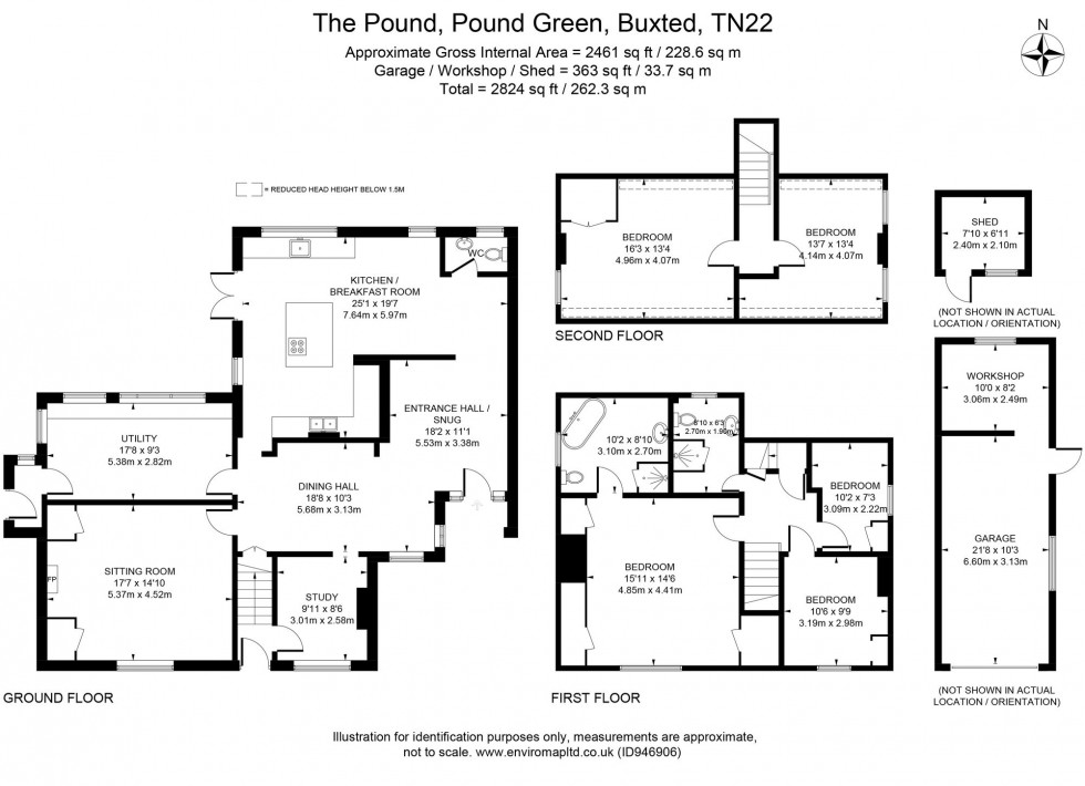 Floorplan for Pound Green, Buxted, TN22