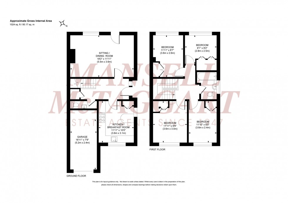 Floorplan for Orchard Way, Burgess Hill, RH15