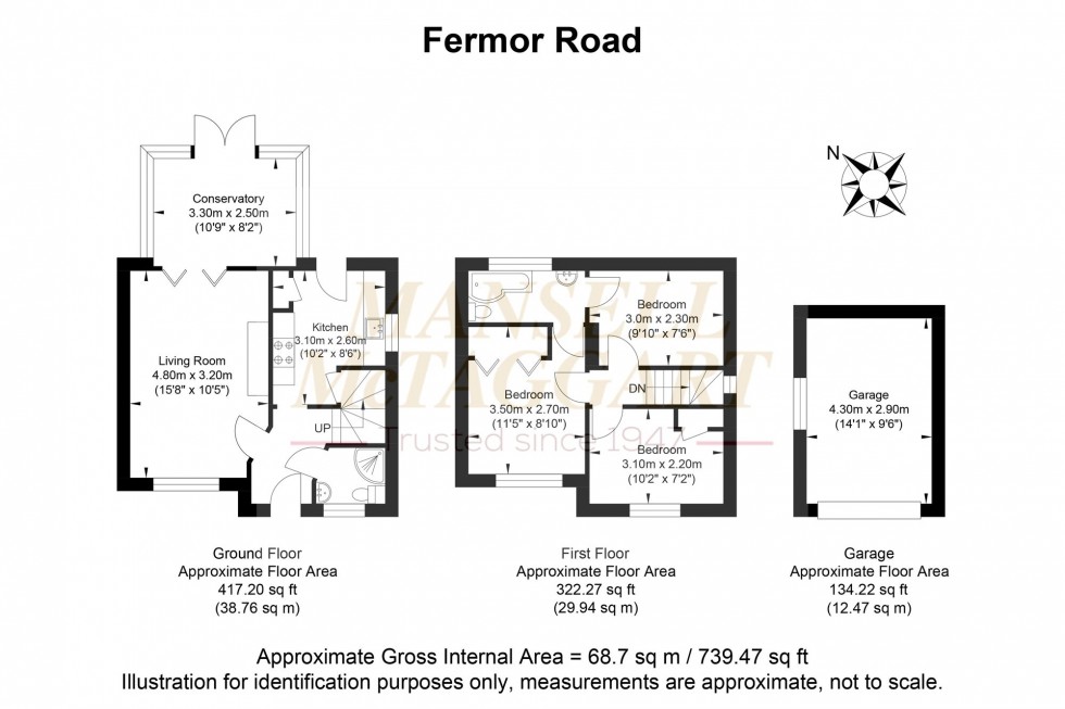 Floorplan for Fermor Road, Crowborough, TN6
