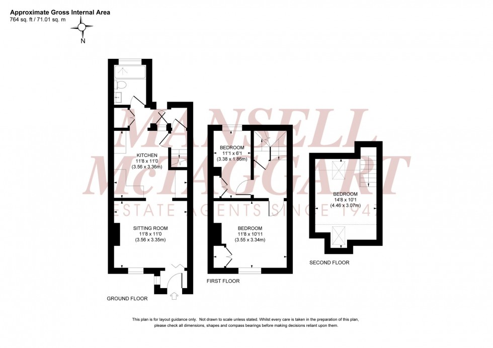 Floorplan for St. Marys Road, Burgess Hill, RH15