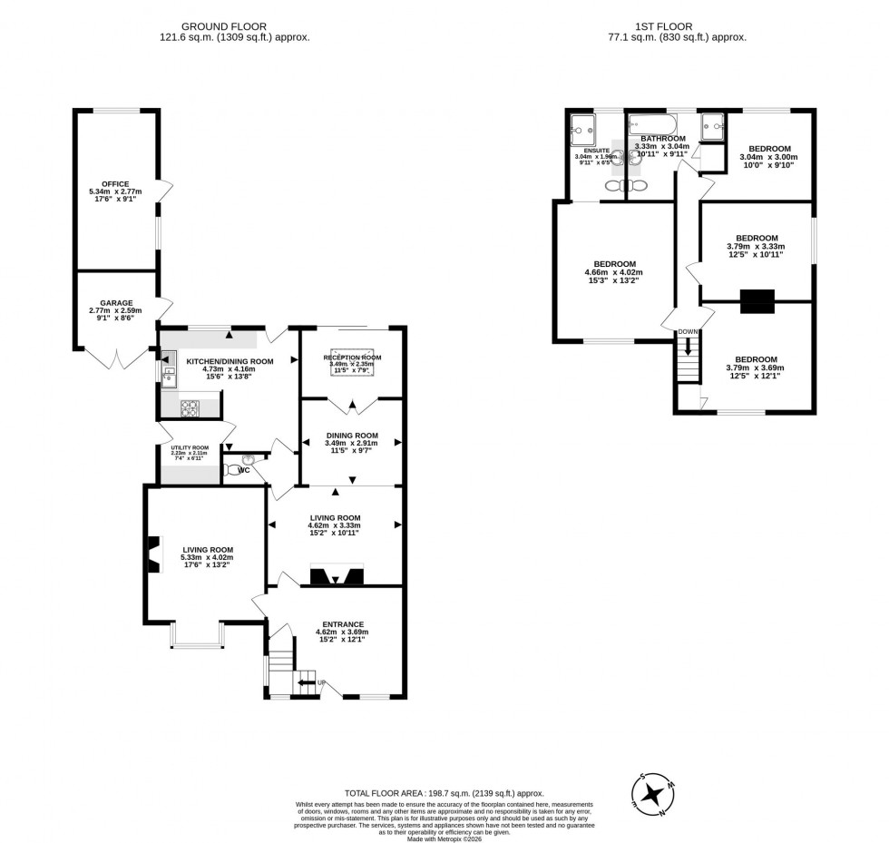 Floorplan for Ringley Avenue, Horley, RH6