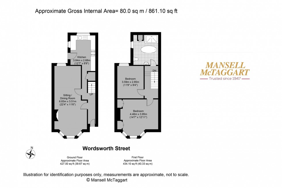 Floorplan for Wordsworth Street, Hove, BN3