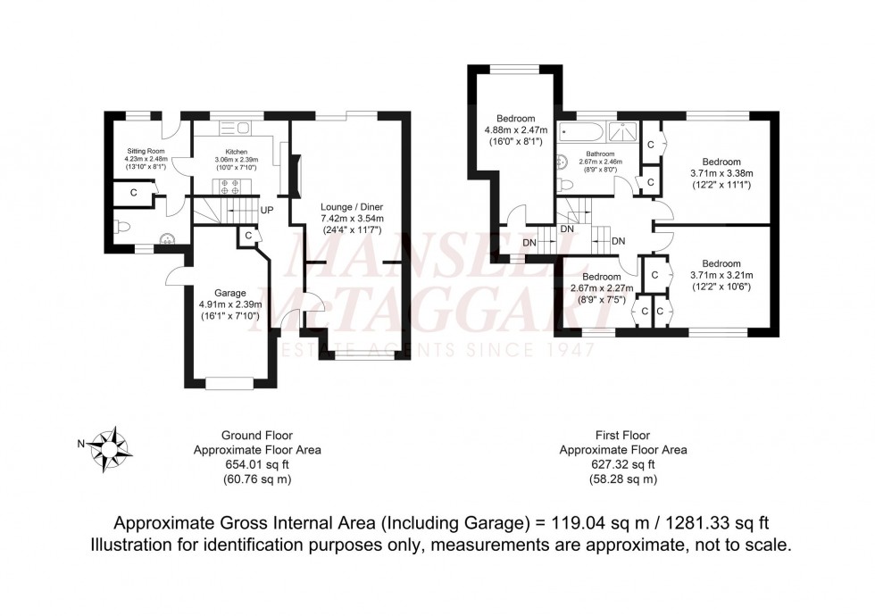 Floorplan for Carpenters, Billingshurst, RH14