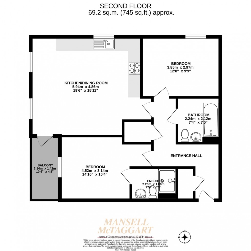 Floorplan for Percivale Close, Crawley, RH11