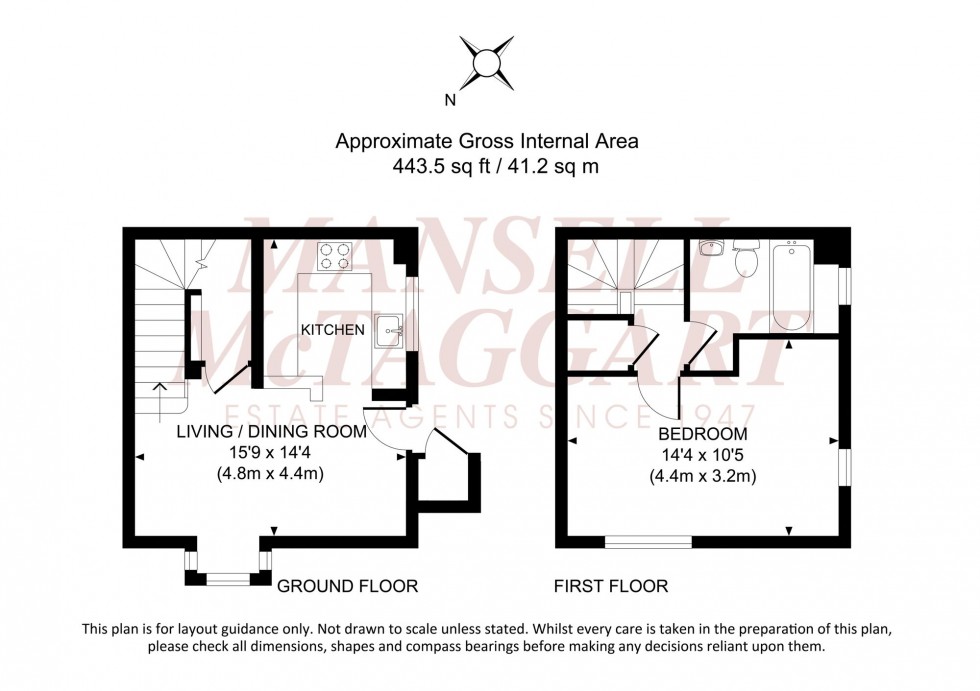 Floorplan for Stonefield Way, Burgess Hill, RH15