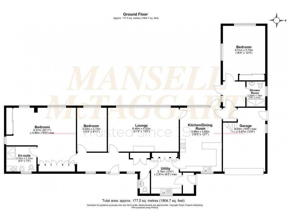 Floorplan for Golf Club Lane, Piltdown, TN22