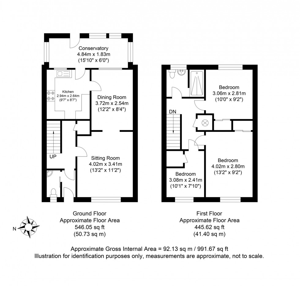 Floorplan for Broyle Lane, Ringmer, BN8