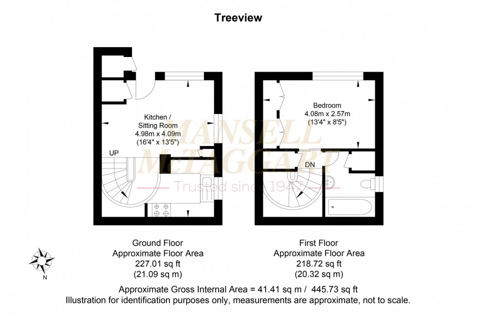 Floorplan for Treeview, Crawley, RH11