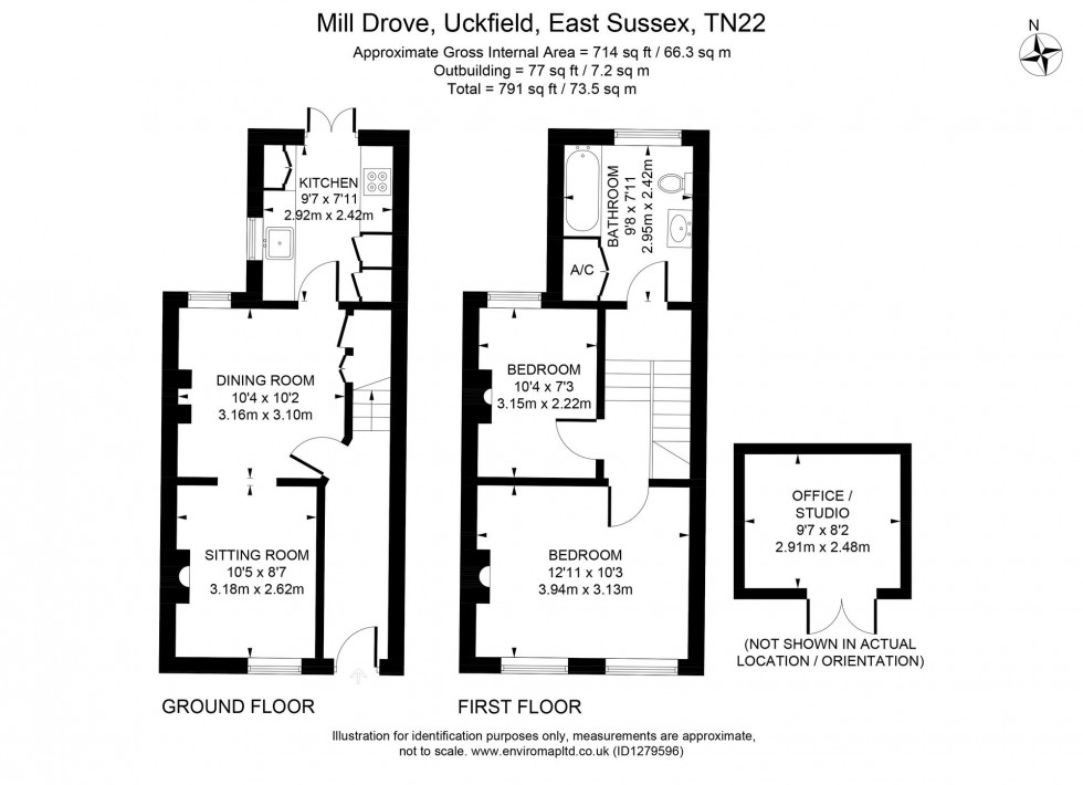 Floorplan for Mill Drove, Uckfield, TN22